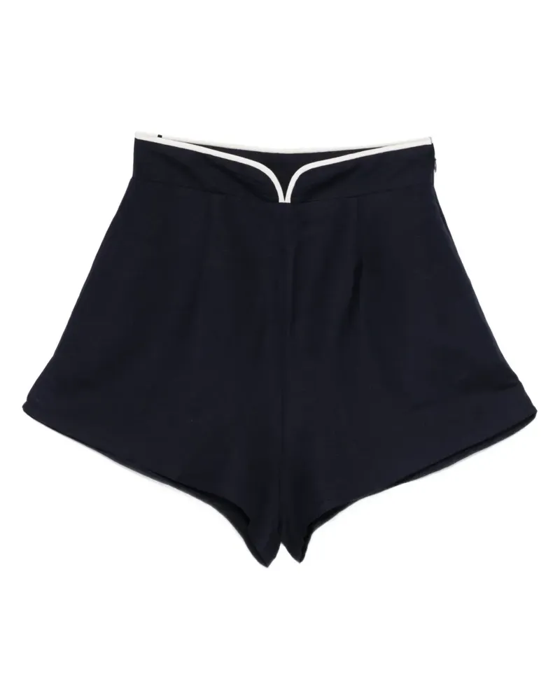 Adriana Degreas zip-fastening shorts - Blau Blau