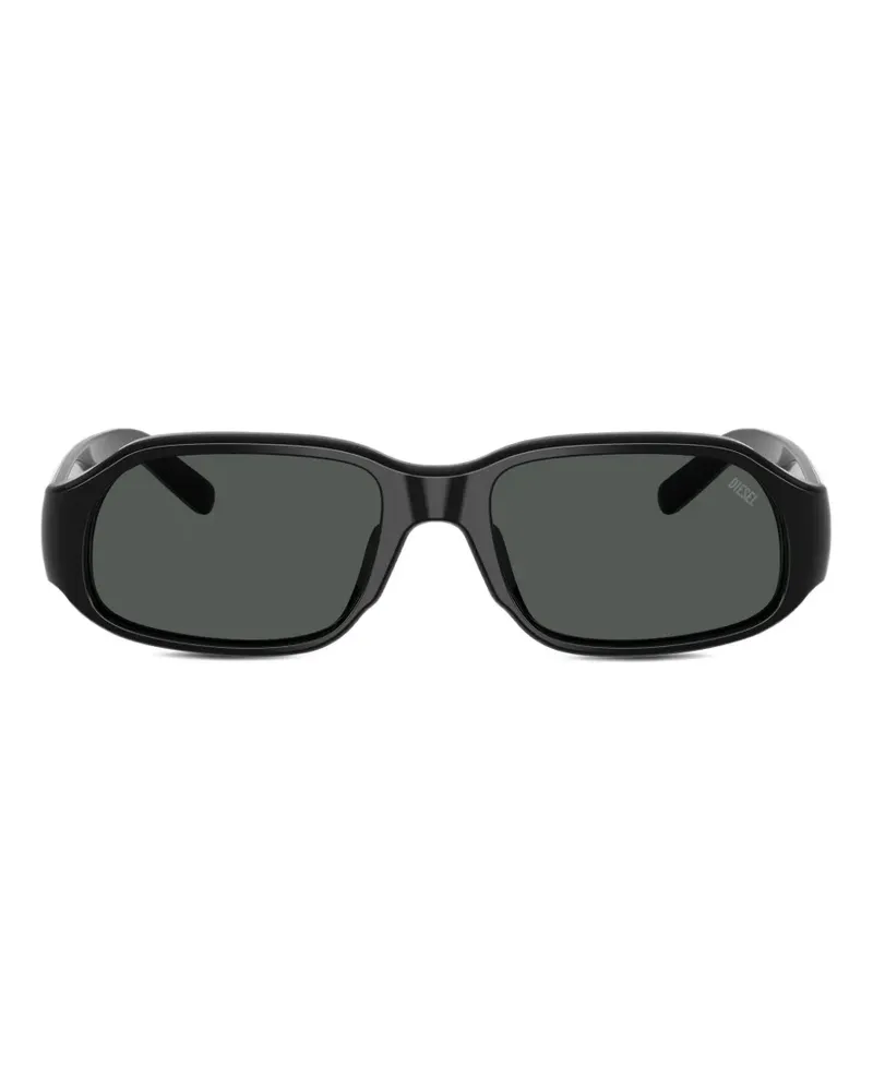 Diesel rectangle-frame sunglasses - Schwarz Schwarz