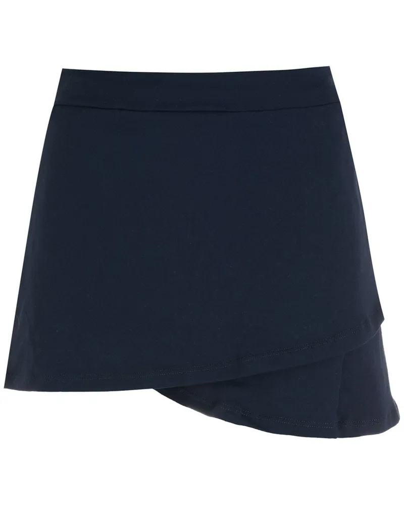Amir Slama Minirock im Layering-Look - Blau Blau
