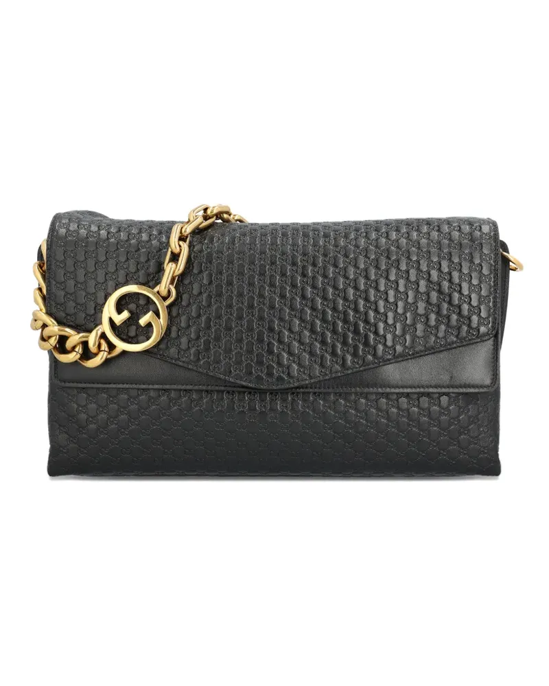 Gucci large chain-link shoulder bag - Schwarz Schwarz