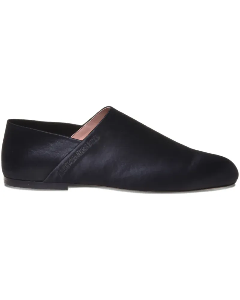 Alberta Ferretti Loafer mit Logo-Prägung - Schwarz Schwarz