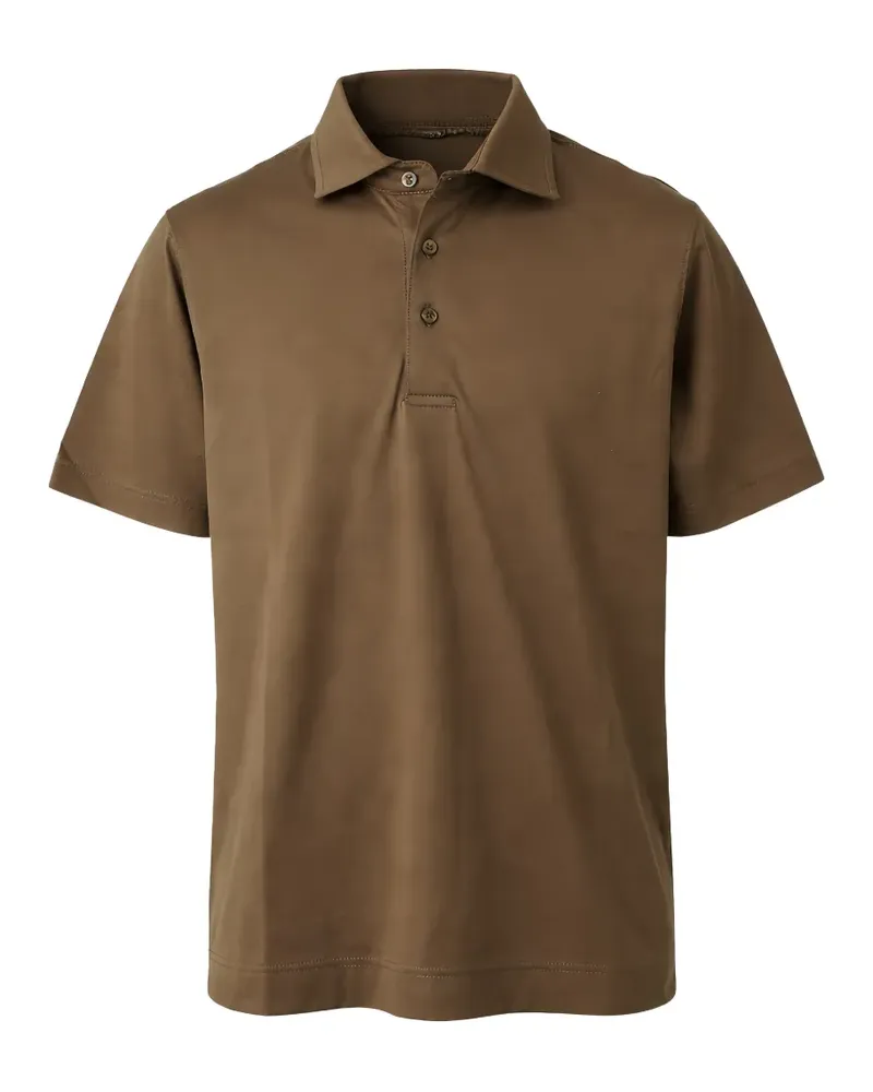 CIRCOLO 1901 button-fastening polo shirt - Braun Braun