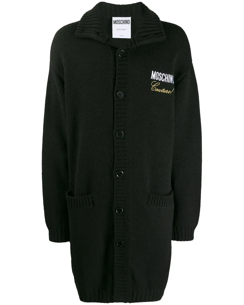 Moschino Klassischer Cardigan - Schwarz Schwarz