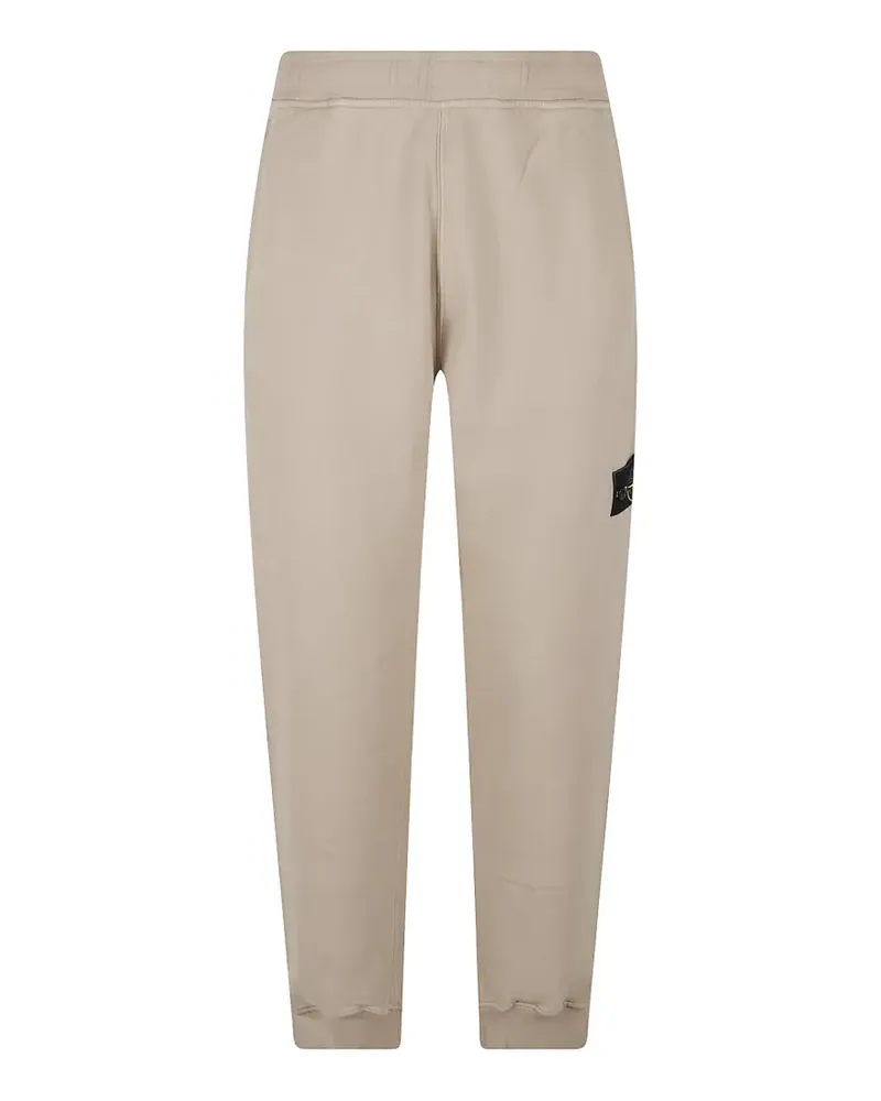 Stone Island 6200012 brushed organic-cotton fleece joggers - Nude Nude