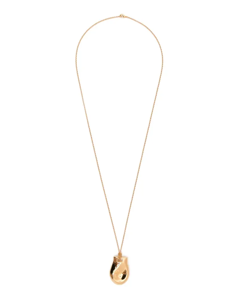 KHAITE Sister Halskette mit skulpturalem Anhänger - Gold Gold