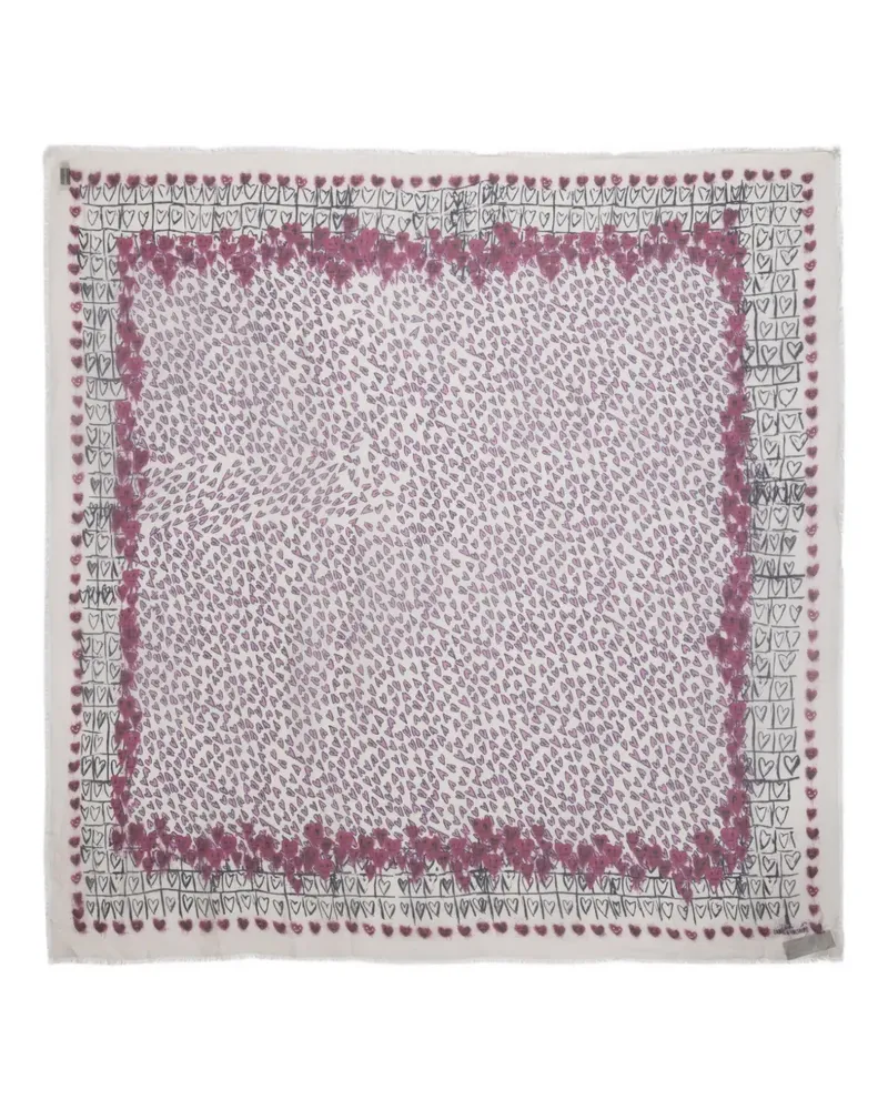 Zadig & Voltaire Kerry Hearts Schal - Nude Nude