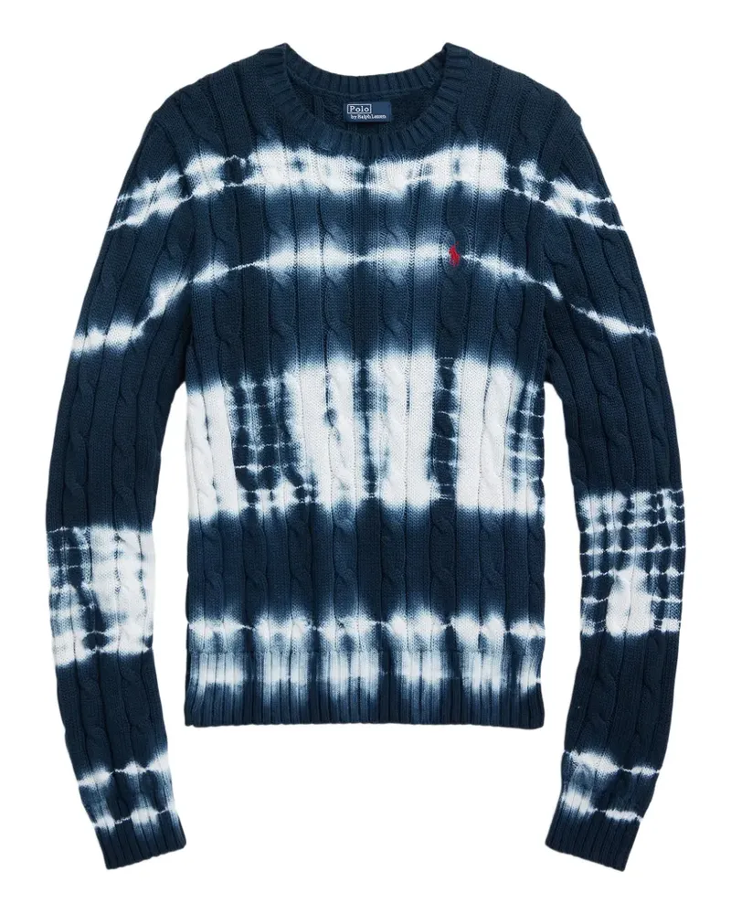 Ralph Lauren Batik-Pullover mit Zopfmuster - Blau Blau