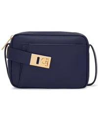 Ferragamo Klassische Camera Case Umhängetasche Blau