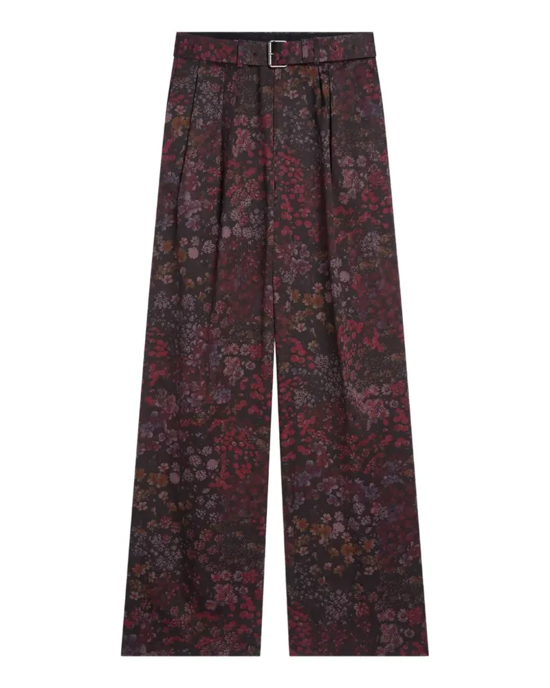 Dries van Noten Hose mit Gürtel - Violett Violett