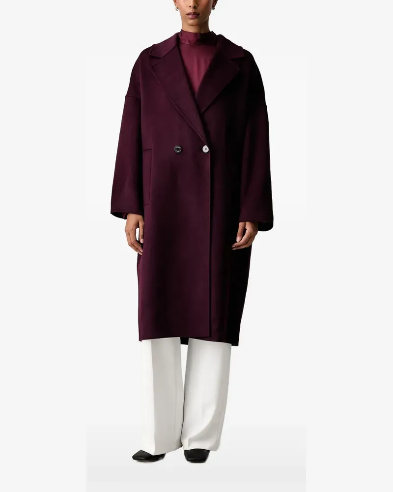 VICOLO double-breasted notched-lapels coat - Rot Rot