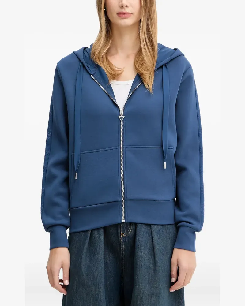 Guess Hoodie mit Reißverschluss - Blau Blau
