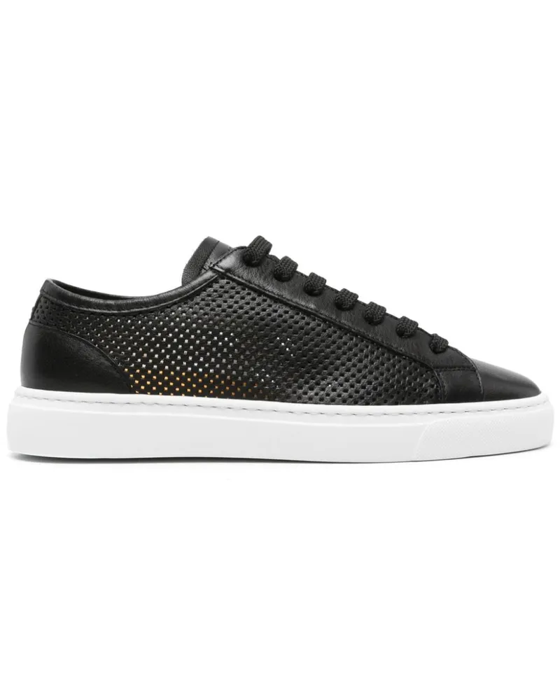 Doucal´s Perforierte Sneakers Schwarz