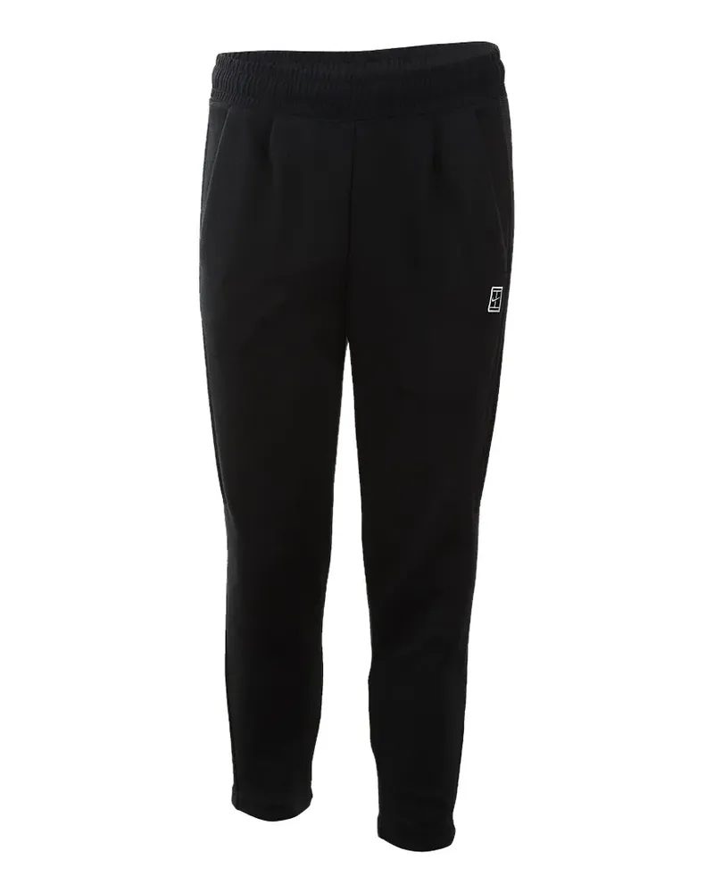 Nike Court logo-patch track pants - Schwarz Schwarz