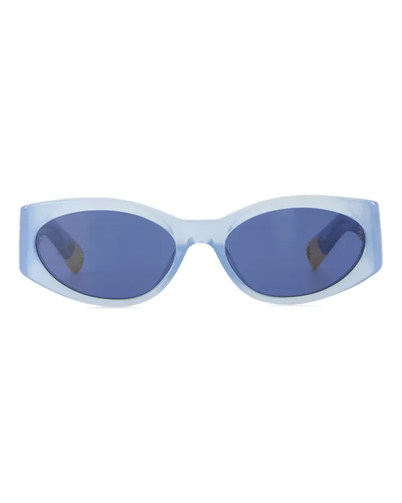 Jacquemus The Ovalo Sonnenbrille - Blau Blau
