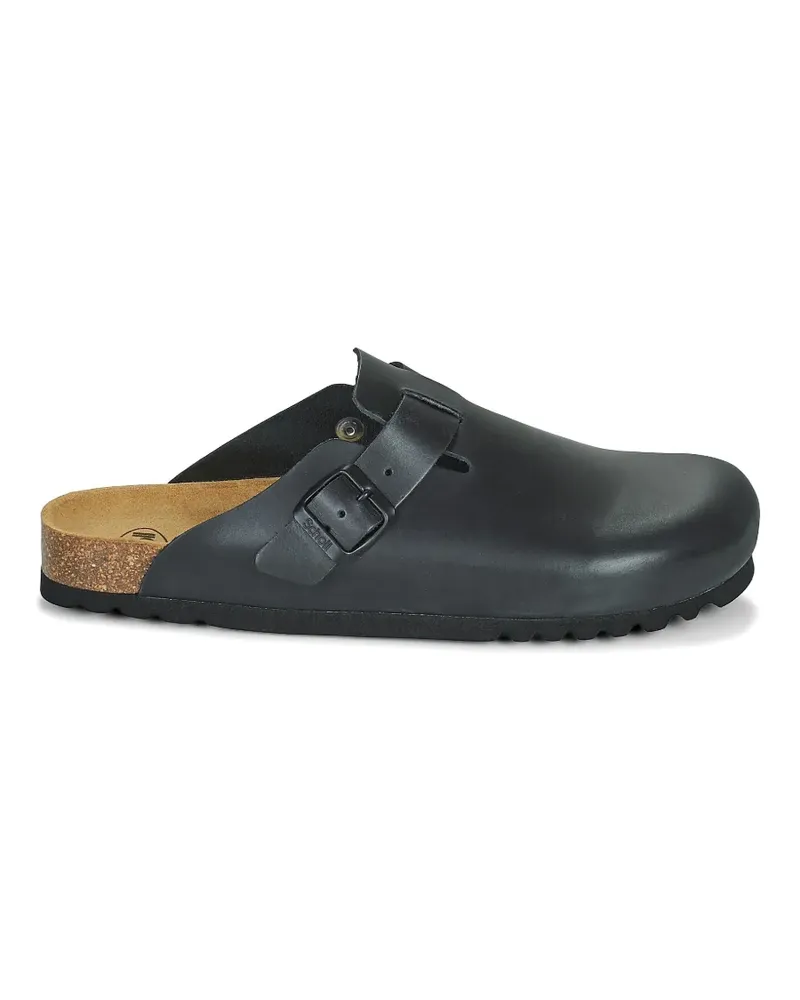 Scholl buckle-fastening leather sandals - Schwarz Schwarz