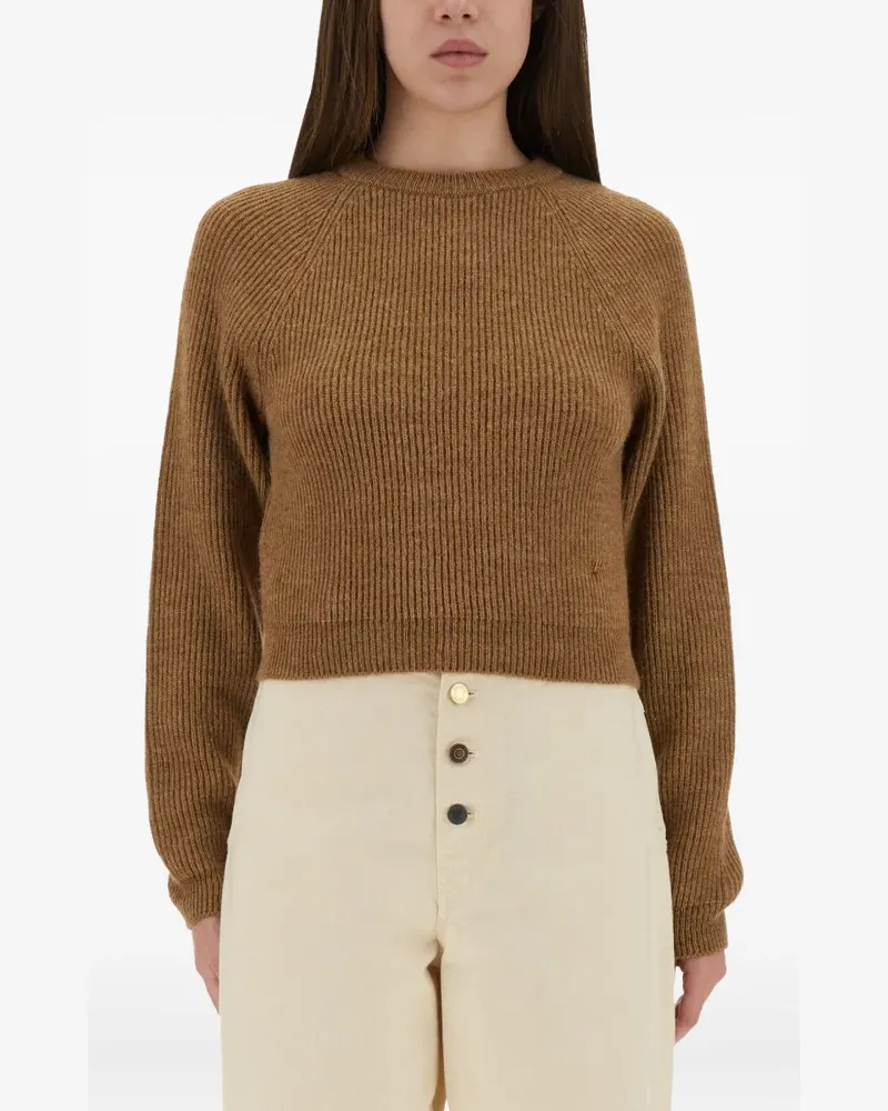 Moschino round-neck sweater - Braun Braun