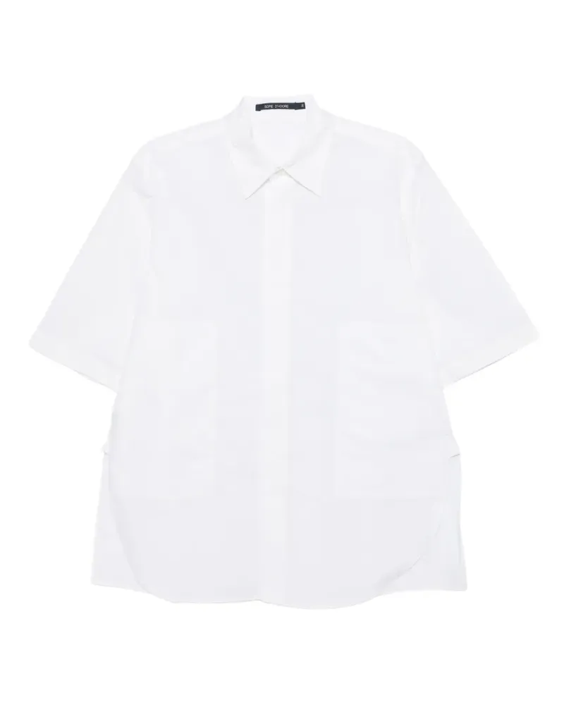 Sofie D'Hoore Kurzärmeliges Bodhi Hemd - Weiß Weiß