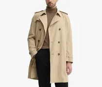 Zweireihiger Trenchcoat - Nude