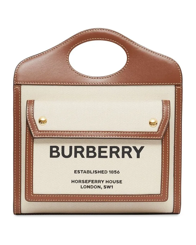 Burberry Mini Pocket Handtasche - Braun Braun