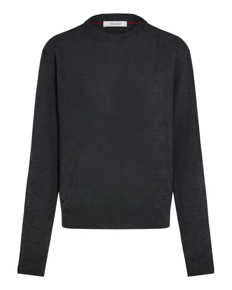 Ferragamo Klassischer Pullover - Grau Grau