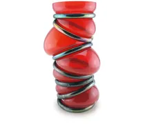 Chain Ring Vase - Rot