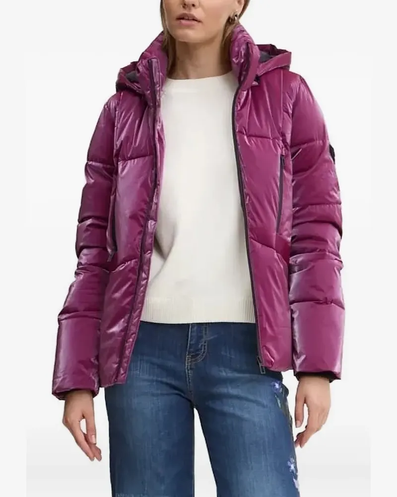 Desigual Gesteppte Jacke mit Herzdetail - Rosa Rosa
