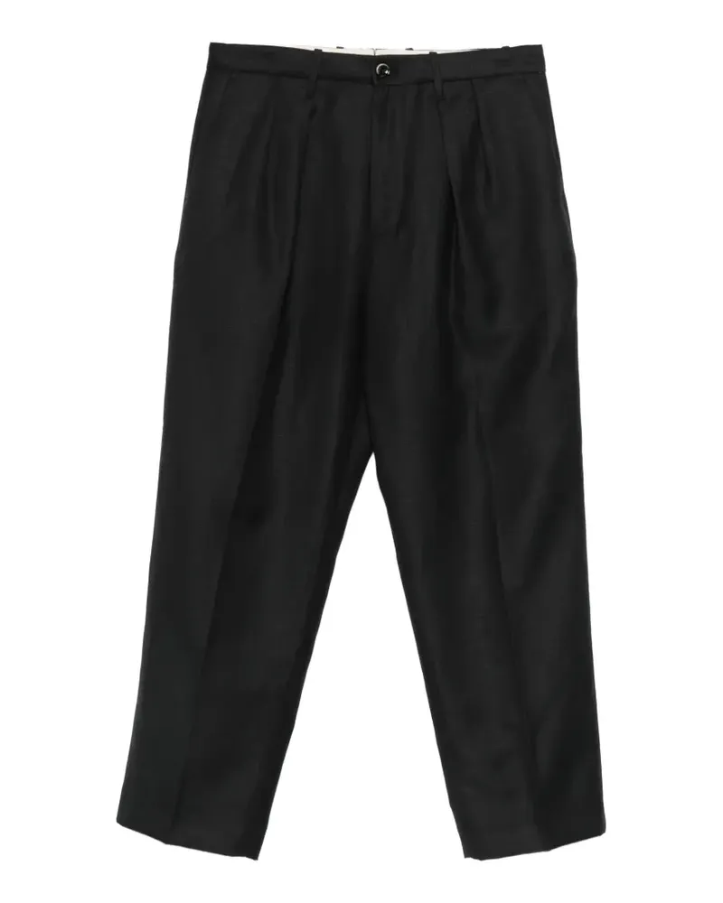 nine:inthe:morning Kai pleated trousers - Schwarz Schwarz