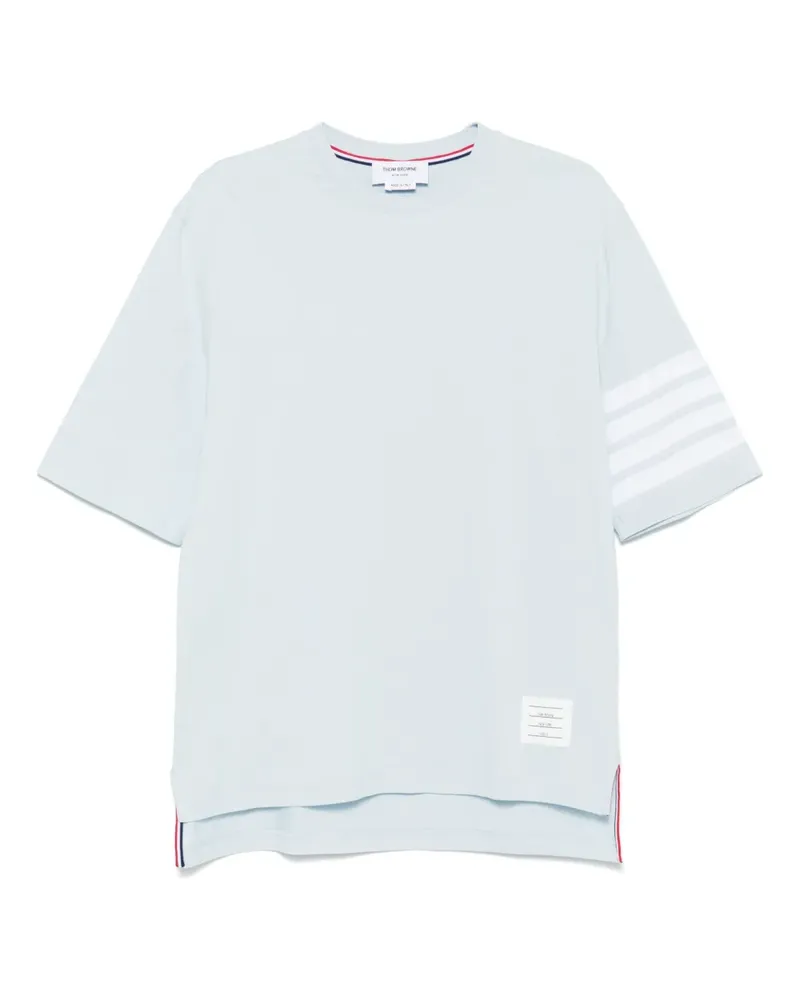 Thom Browne 4 Bar T-Shirt - Blau Blau