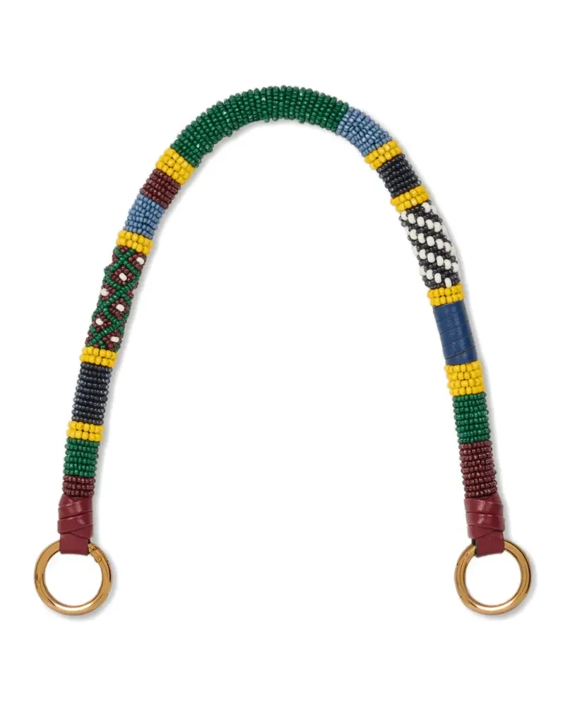 Etro Tasche mit Perlenriemen - Grün Grün