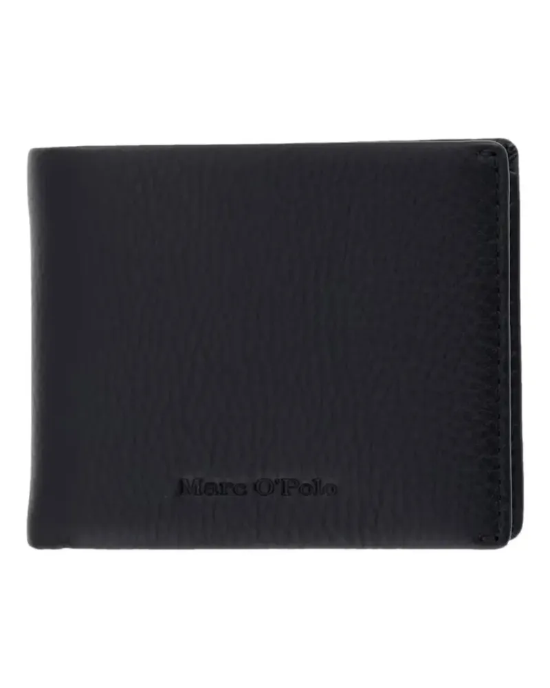 Marc O'Polo logo-debossed bi-fold wallet - Schwarz Schwarz