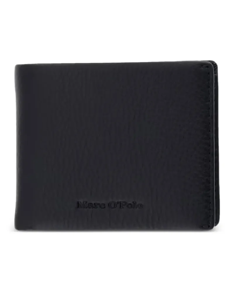 Marc O'Polo logo-debossed bi-fold wallet - Schwarz Schwarz