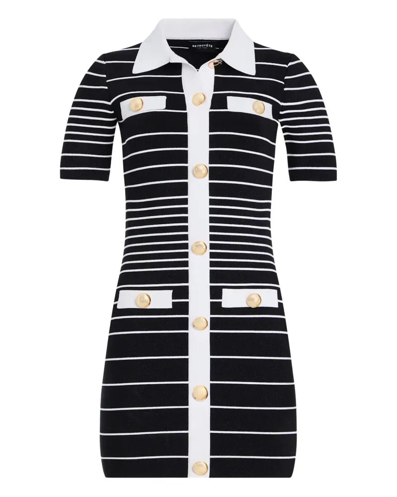 Retrofête Kiersten dress - Schwarz Schwarz
