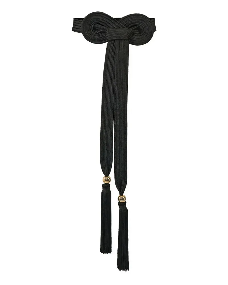 Carolina Herrera New York Seilgürtel mit Quasten - Schwarz Schwarz