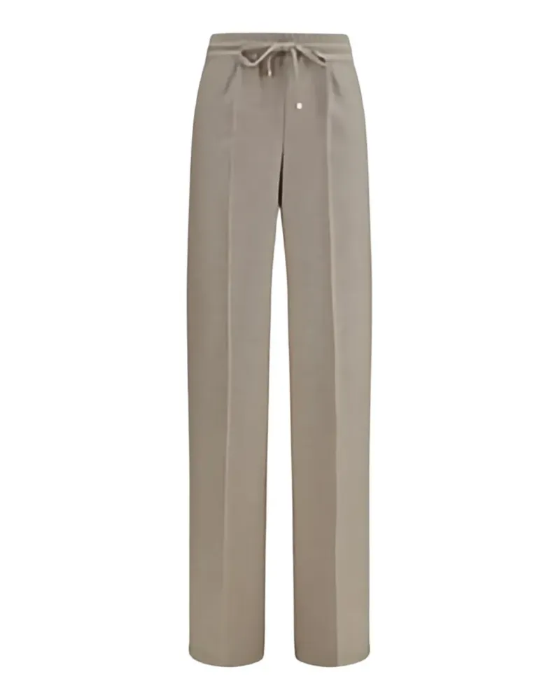 Kiton check-pattern drawstring trousers - Nude Nude