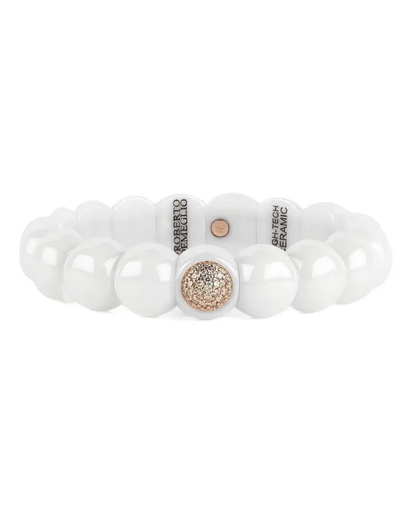 Roberto Demeglio 18K rose gold Circle Section White Dama diamond bracelet - Rosa Rosa