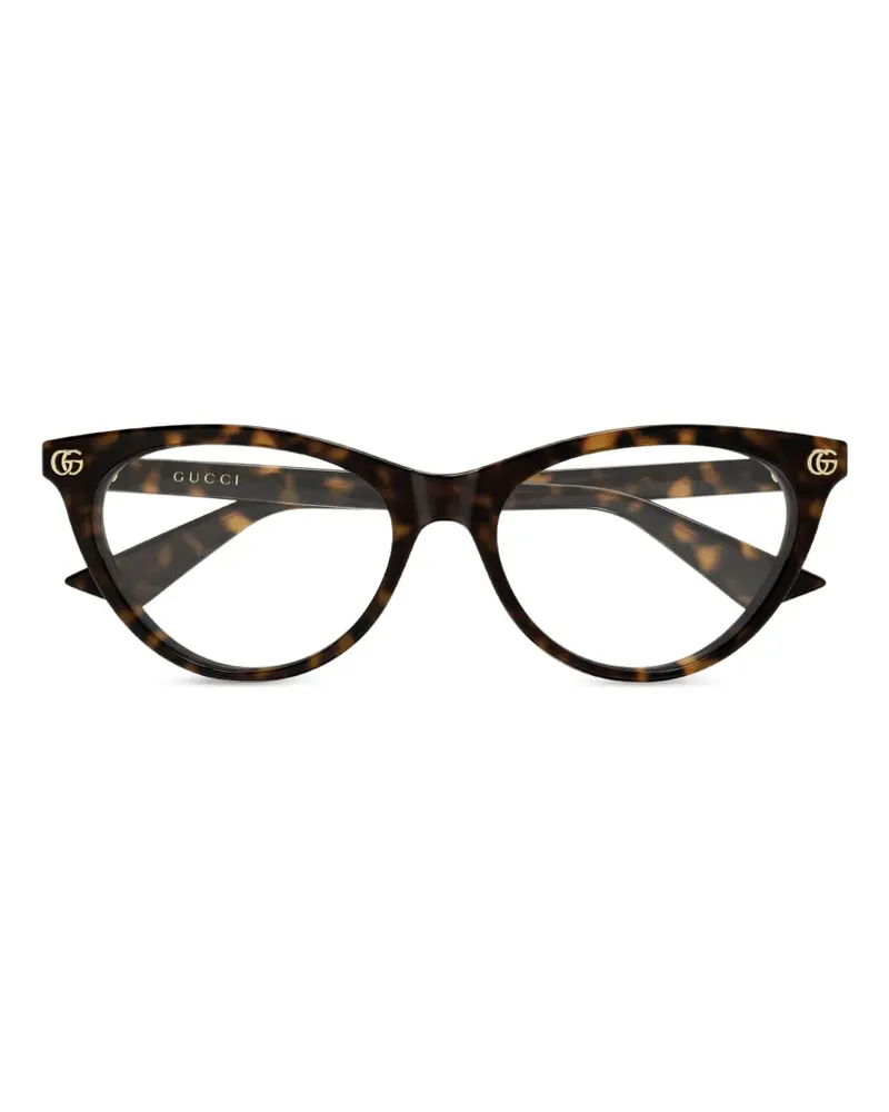 Gucci Double G cat-eye glasses - Braun Braun