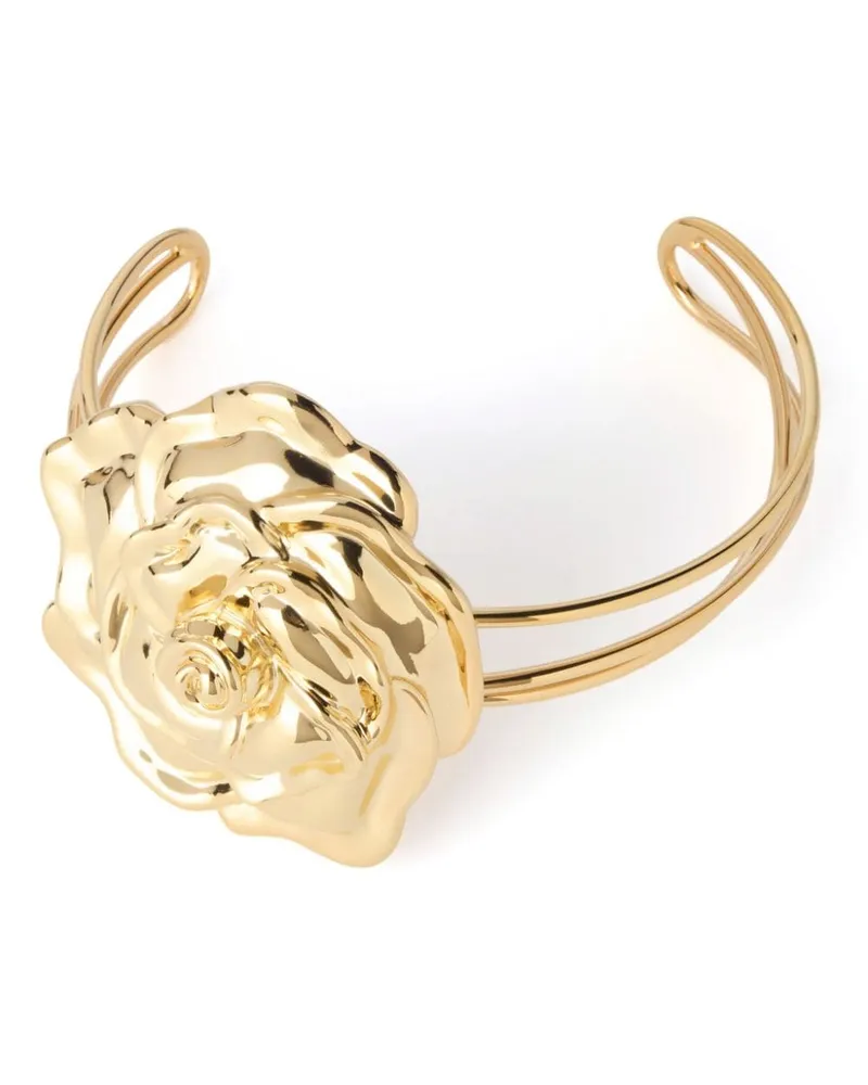 Nina Ricci Choker mit Rosen - Gold Gold