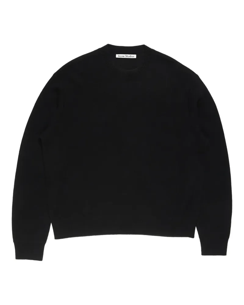 Acne Studios Pullover mit Rundhalsausschnitt - Schwarz Schwarz