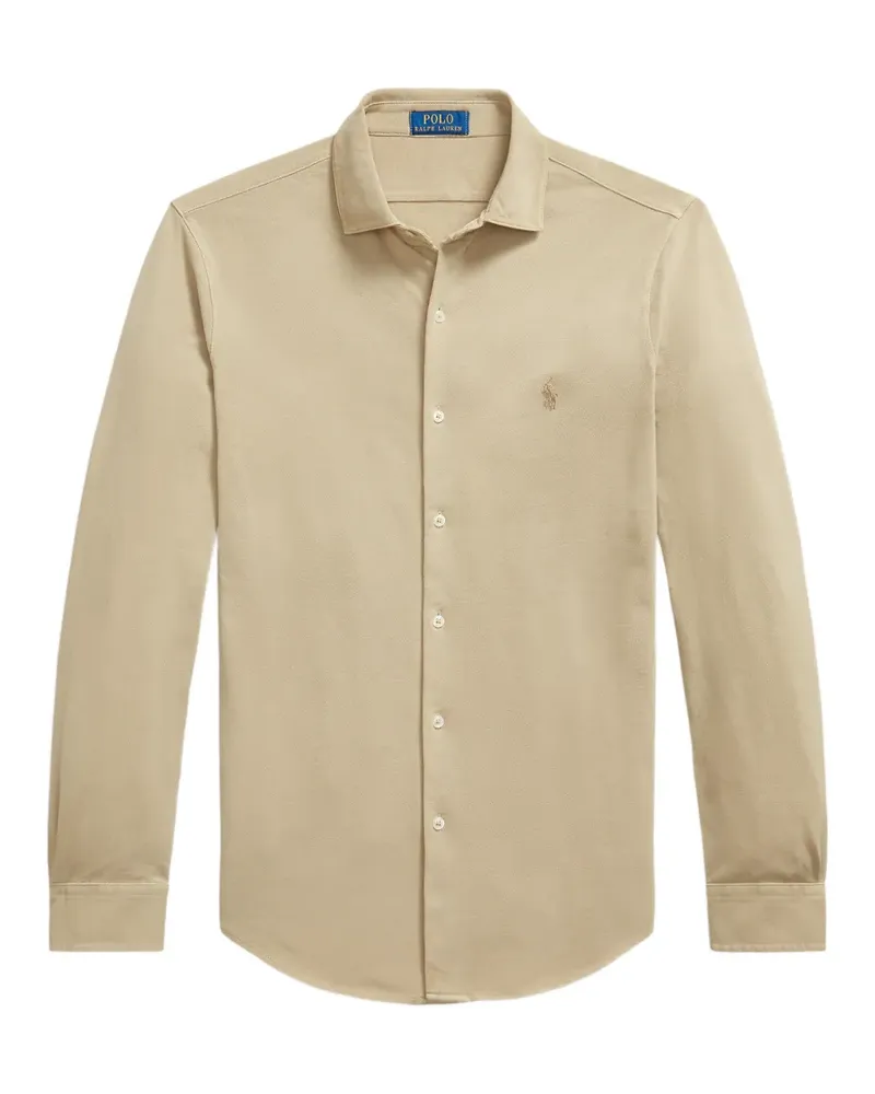 Ralph Lauren Feitherweight Hemd aus Mesh - Nude Nude