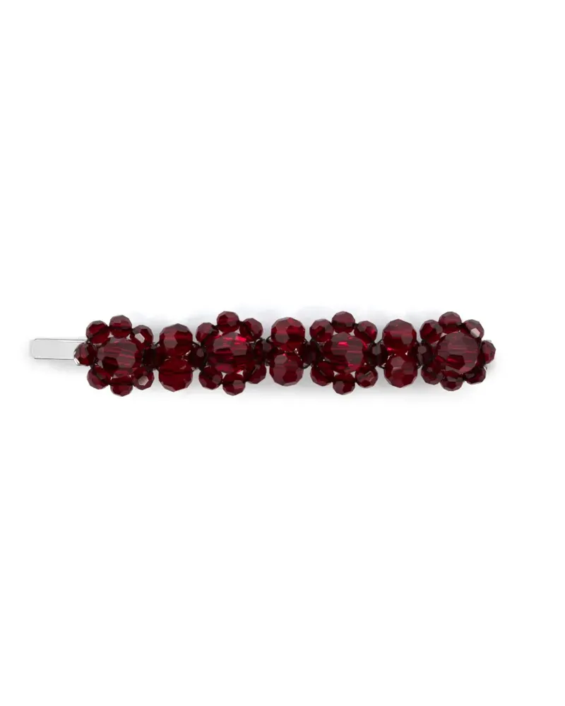 Simone Rocha Flower Haarspange - Rot Rot