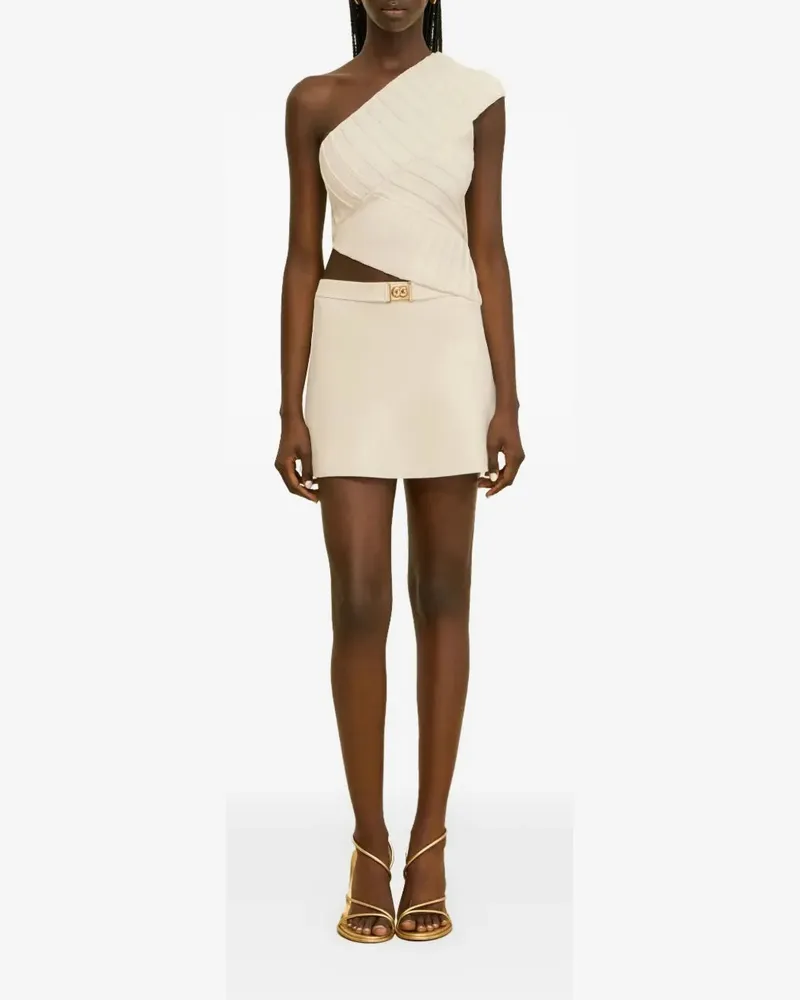 Cult Gaia Amoret Minirock aus Strick - Nude Nude