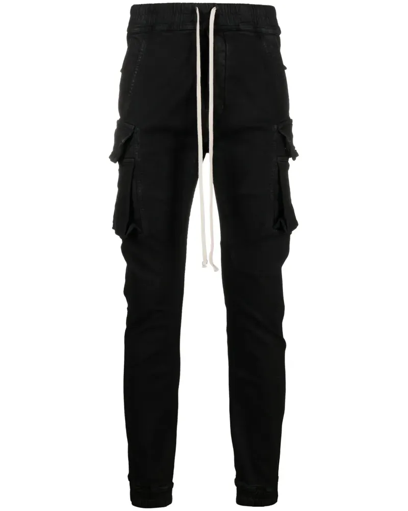 DRKSHDW by Rick Owens Schmale Mastodon Hose mit Kordelzug - Schwarz Schwarz