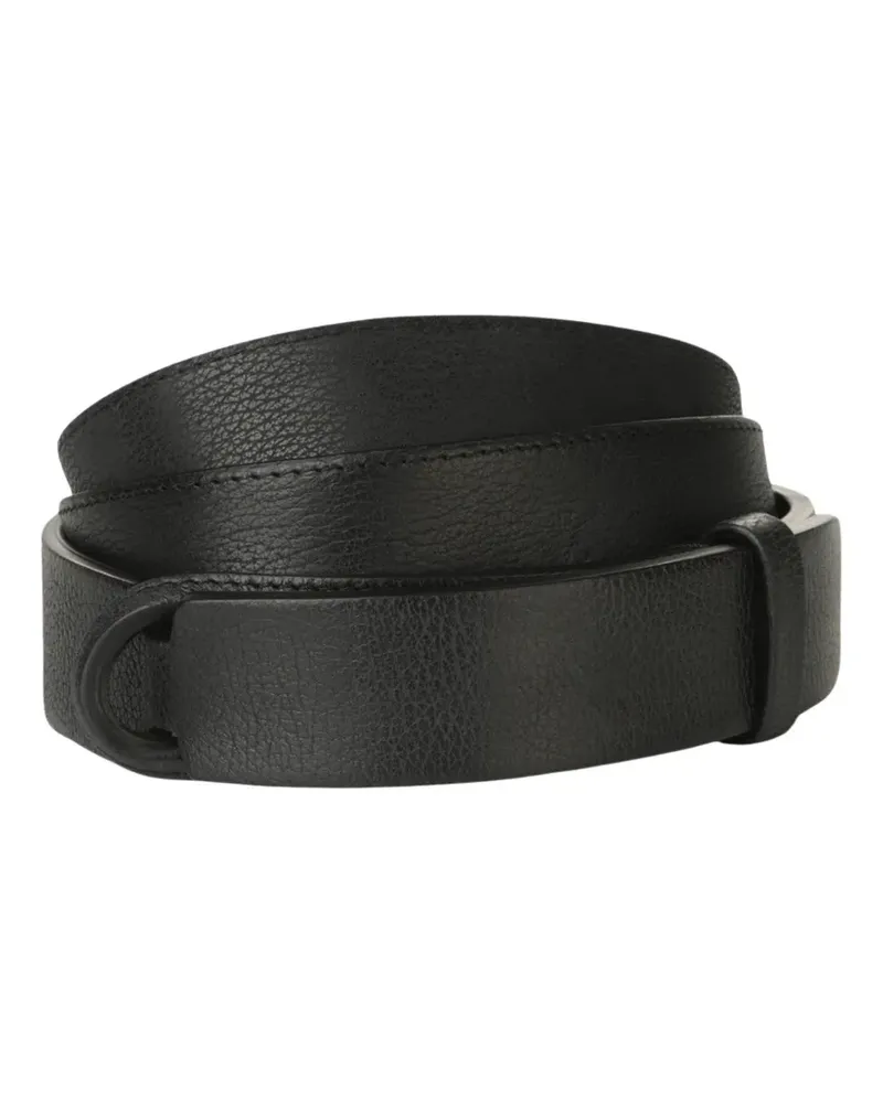 Orciani Chevrette leather belt - Schwarz Schwarz