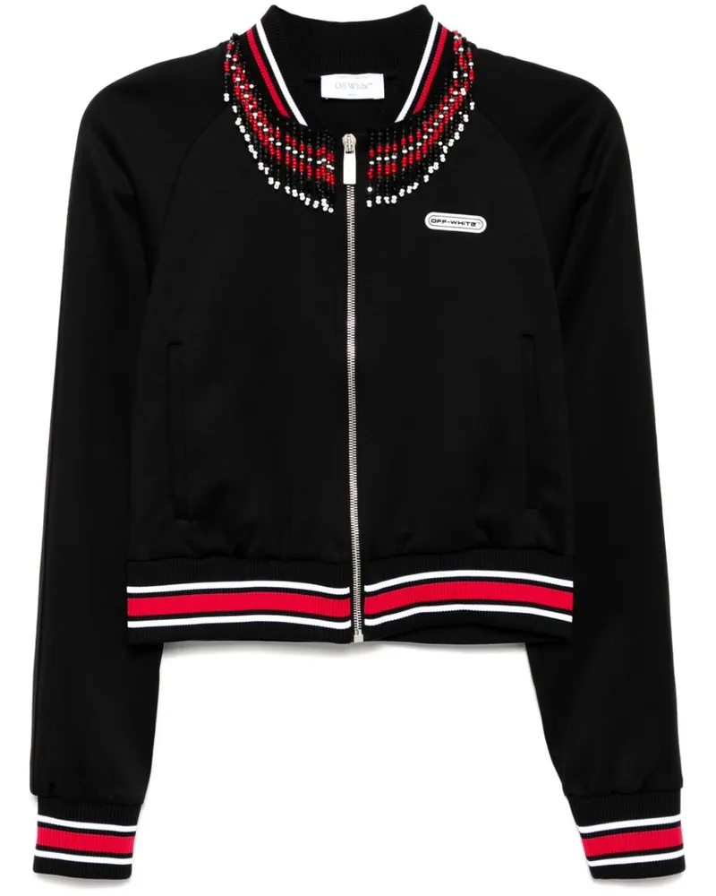 OFF-WHITE Joggingjacke mit Ember Off-Patch - Schwarz Schwarz