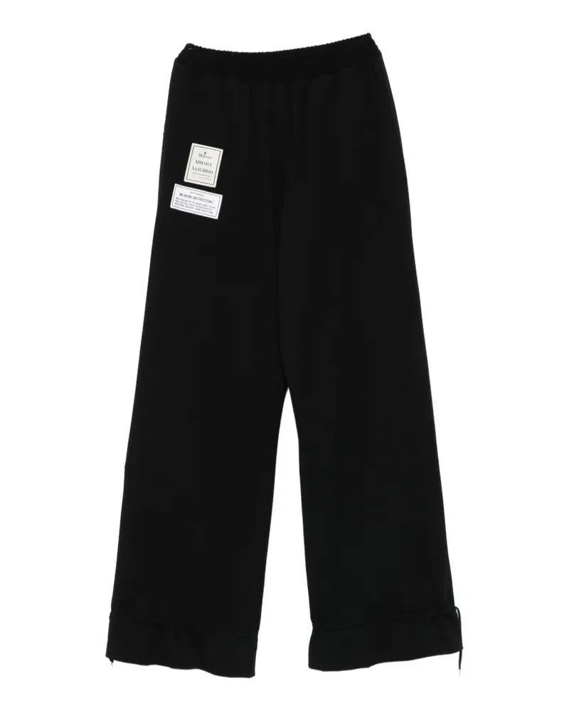 MIHARAYASUHIRO elasticated-waistband trousers - Schwarz Schwarz