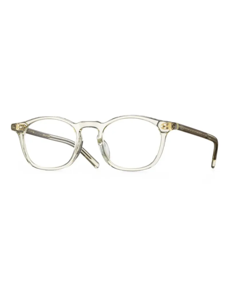 EYEVAN 7285 Clubman-E geometric-frame glasses - Nude Nude