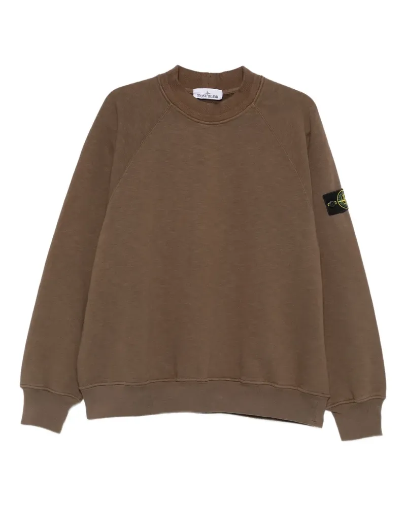 Stone Island 6100053 Sweatshirt aus Baumwollfleece - Braun Braun
