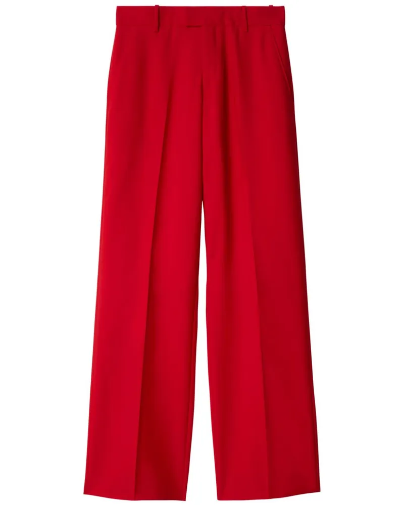 Burberry Klassische Hose mit Bügelfalten - Rot Rot