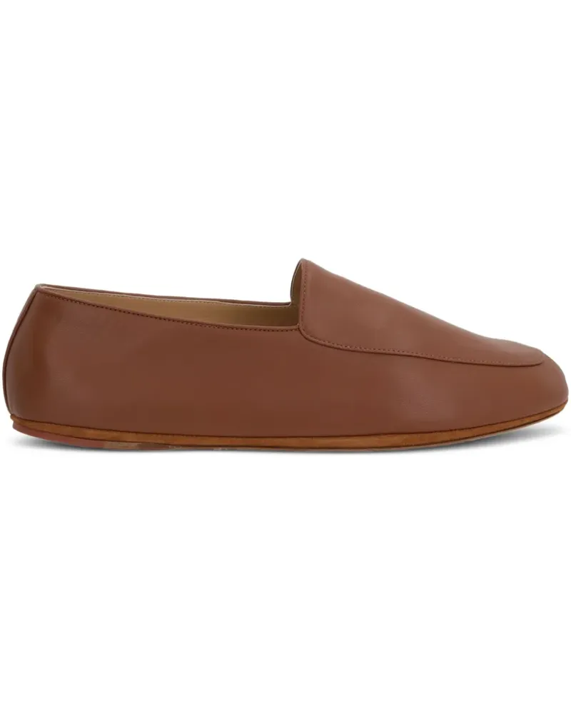 Loro Piana Loafer aus Leder - Braun Braun