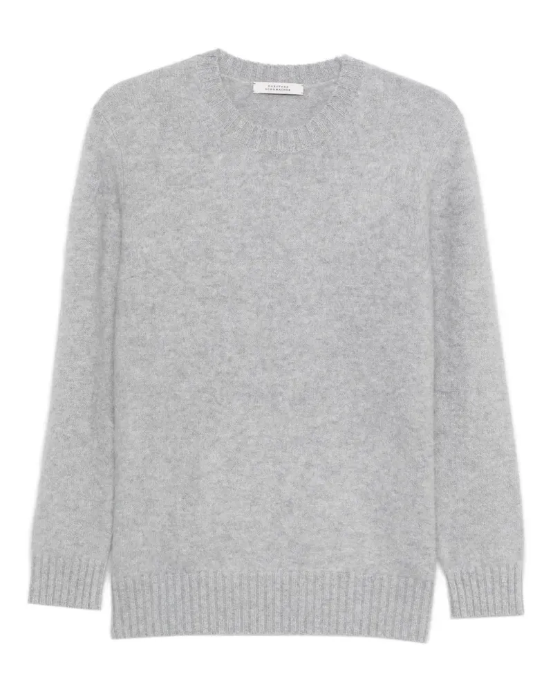 Dorothee Schumacher Gerippter Pullover mit rundem Ausschnitt - Grau Grau